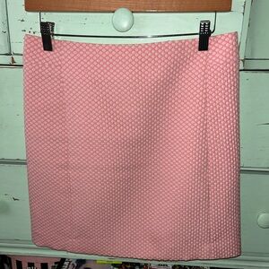 Ann Taylor Loft size 4 pink & white skirt Spring Summer